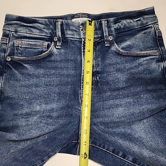 GOOD AMERICAN  ANKLE CROP JEANS/ SIZE 6-12 - Picture 8 of 10